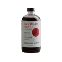 WILD MOTHER RASPBERRY WHITE TEA ORGANIC APPLE CIDER VINEGAR SHRUB