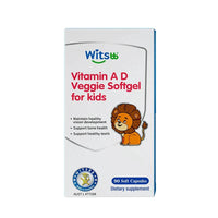 Witsbb Vitamin AD Veggie Softgel for Kids (VA1500IU VD500IU) | Mr Vitamins
