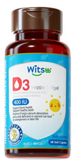 Witsbb Vitamin D3 Veggie Softgel 400IU
