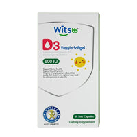 Witsbb Vitamin D3 Veggie Softgel 600IU | Mr Vitamins