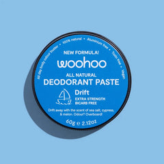 Woohoo Body Deodorant Paste Tin Drift Extra Strength