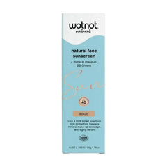 Wotnot Natural Zinc Sunscreen and BB+ Cream SPF 50