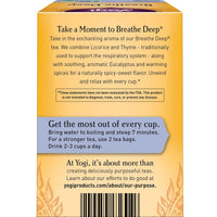 Yogi Tea Breathe Deep 16TB