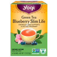 Yogi Tea Green Tea Blueberry Slim Life | Mr Vitamins