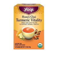 Yogi Tea Herbal Tea Bags Honey Chai Turmeric Vitality