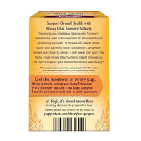 Yogi Tea Herbal Tea Bags Honey Chai Turmeric Vitality