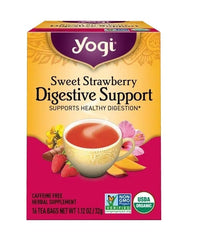 Yogi Tea Herbal Tea Bags Sweet Strawberry Digestive Support