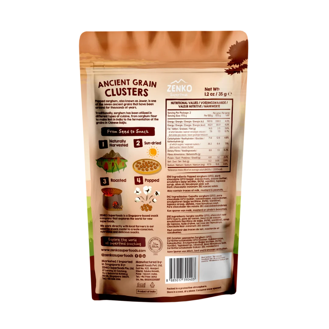 Zenko Ancient Grain Clusters Chocolate