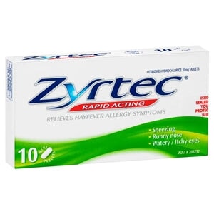 Zyrtec Tablets 10mg