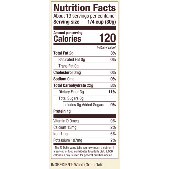 Bobs Red Mill Wholegrain Oat Flour