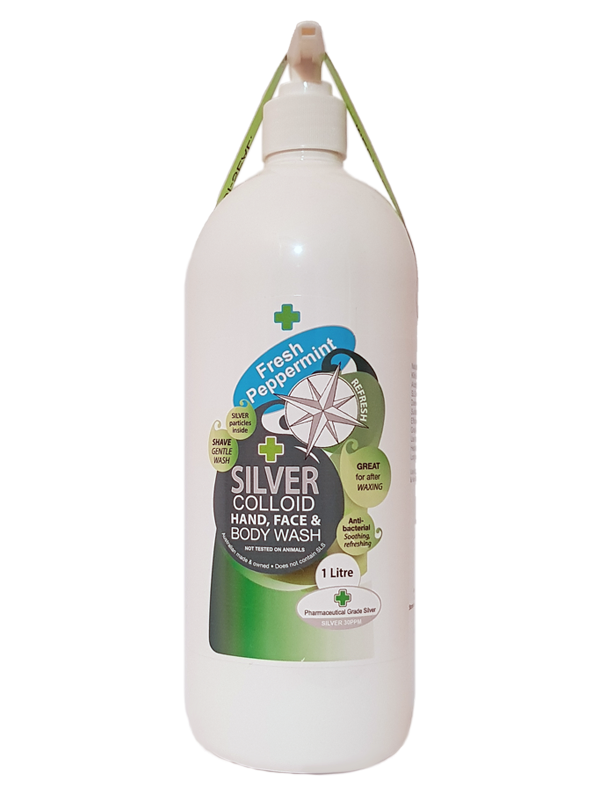 Silver Health Silver Colloid Face & Body Wash - Peppermint