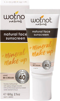 Wotnot Face Sunscreen SPF40 BB Light 60g
