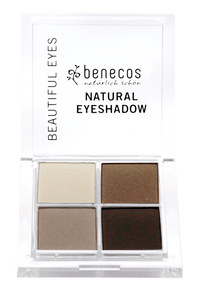 Benecos Natural Eyeshadow Quattro - Coffee & Cream