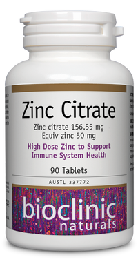 Bioclinic Naturals Zinc Citrate