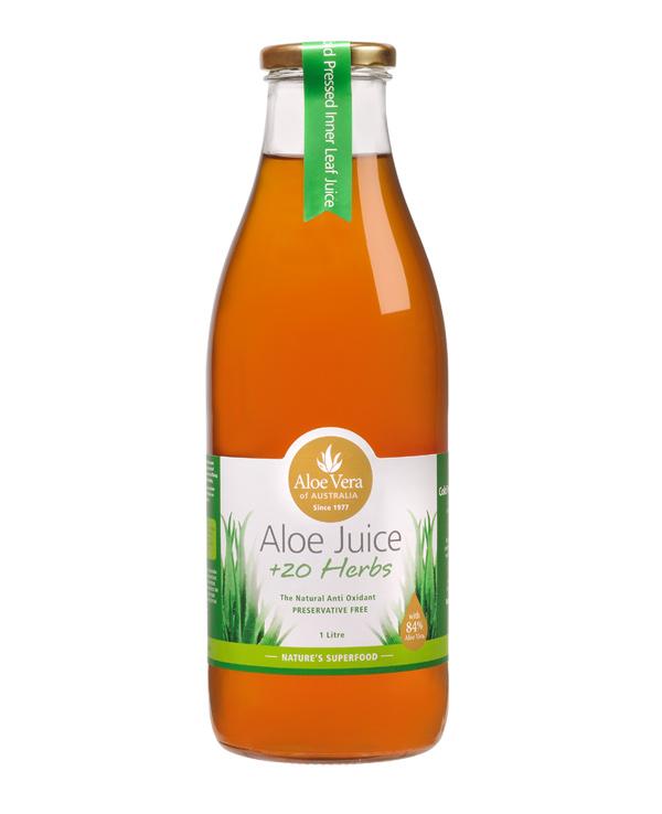 Aloe Vera Of Australia Aloe Juice +20 Herbs
