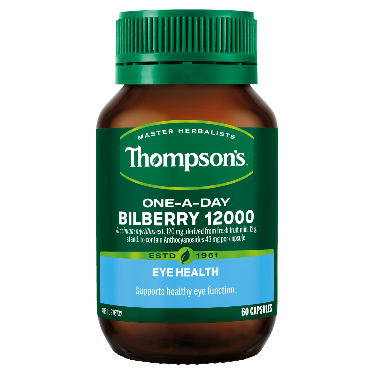 Thompsons One-A-Day Bilberry 12000mg