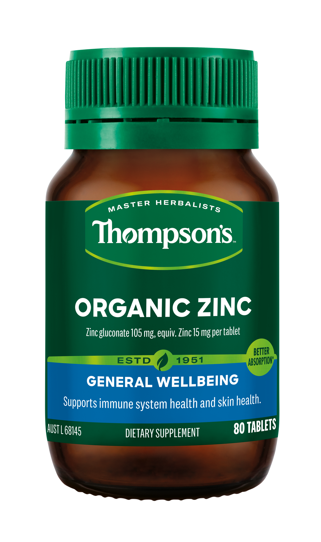 Thompsons Organic Zinc
