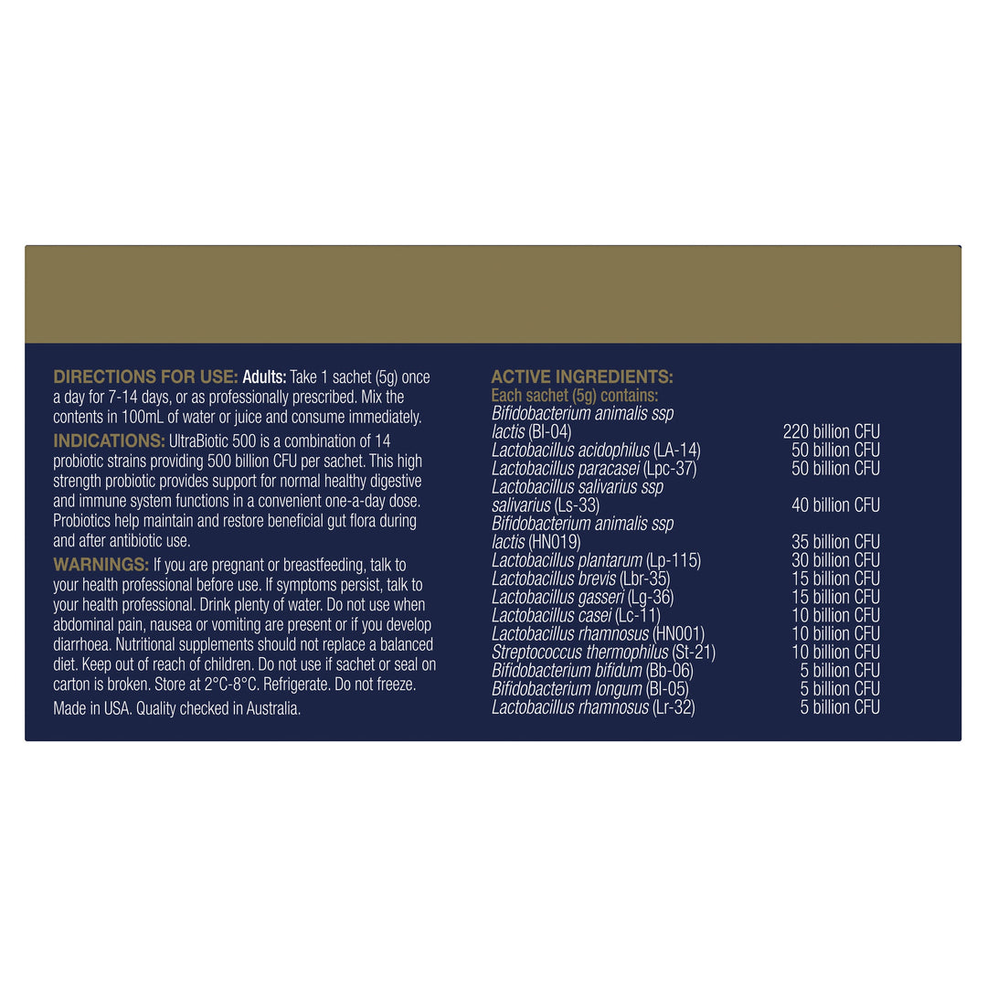 BioCeuticals UltraBiotic 500 Powder 35gm
