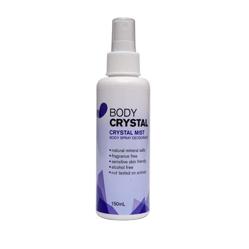 Body Crystal Mist Body Spray Deodorant - Fragrance Free