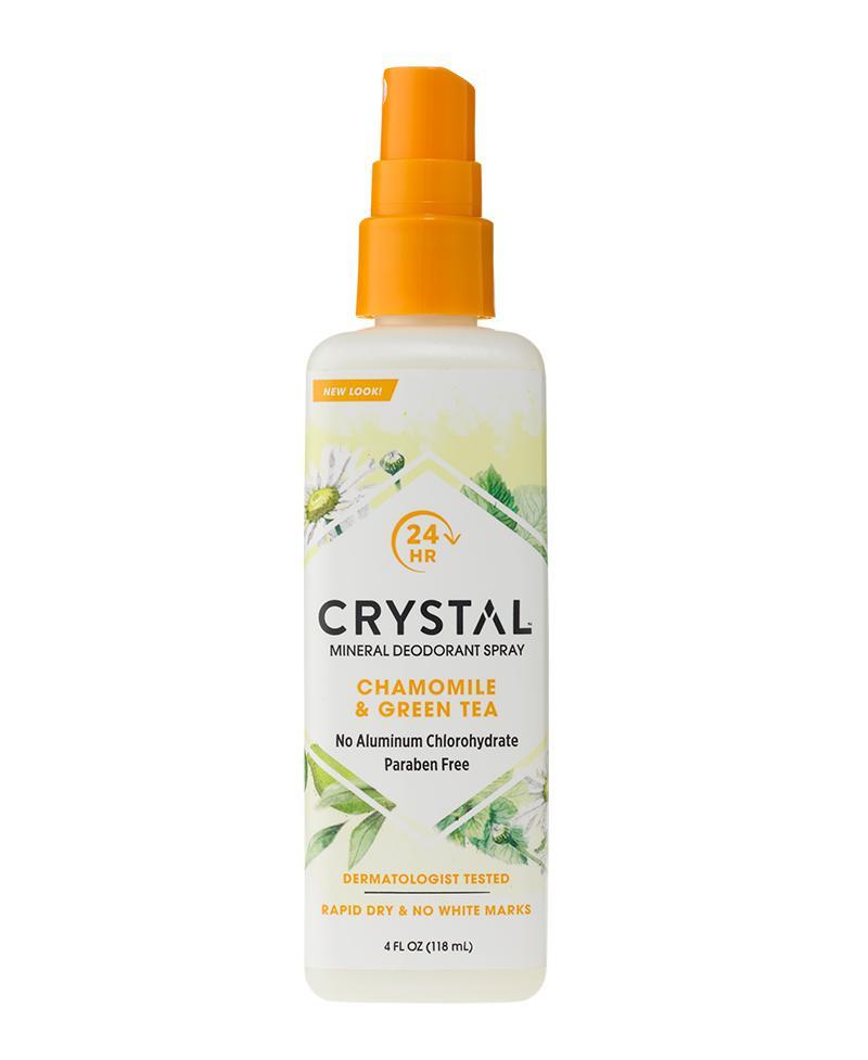 Crystal Deodorant Spray - Chamomile & Green Tea