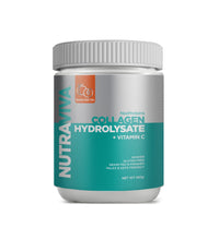 NutraViva NesProteins Collagen Hydrolysate + Vitamin C Peach Iced Tea
