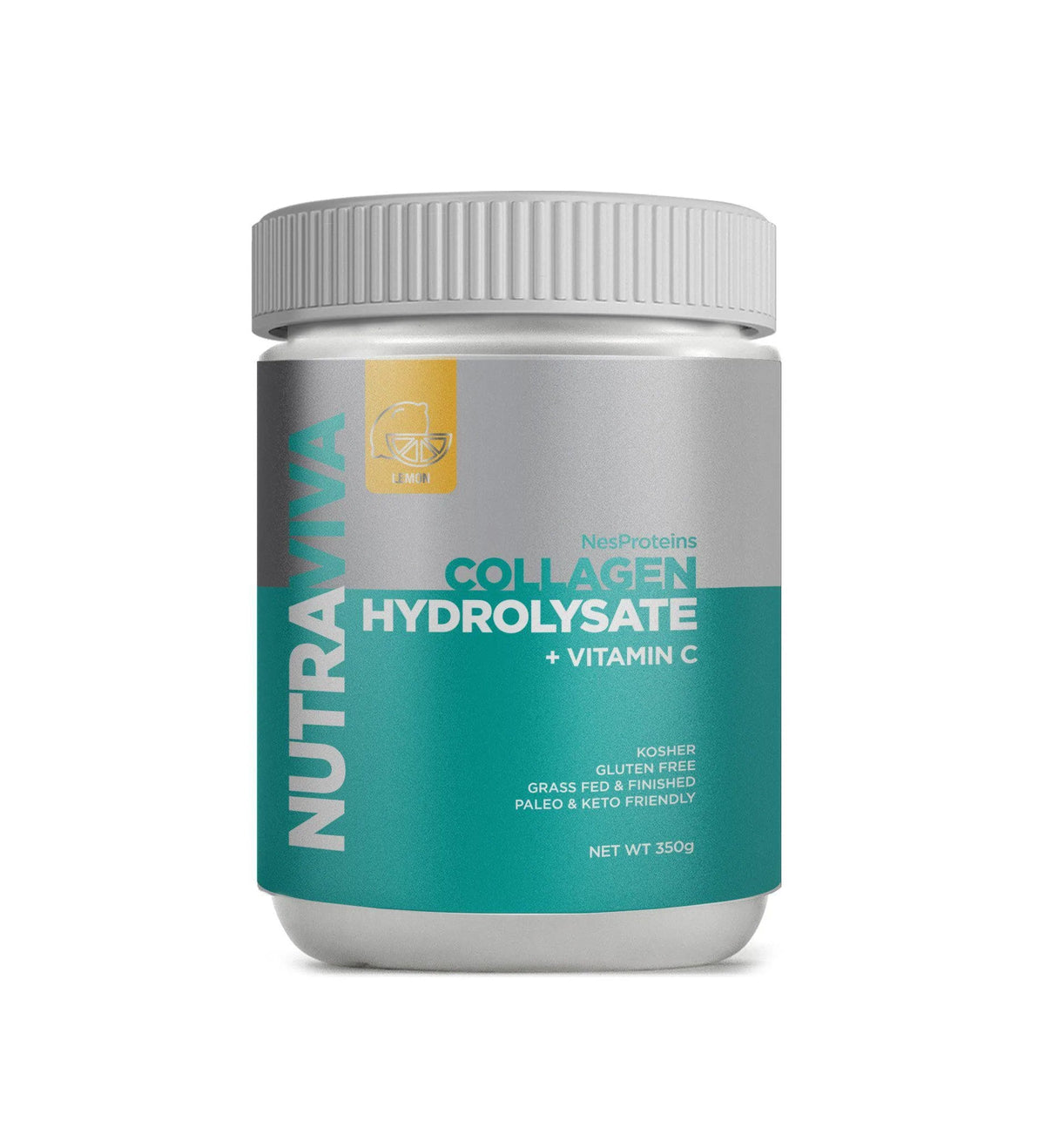 NutraViva NesProteins Collagen Hydrolysate + Vitamin C Lemon