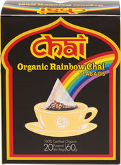 Chai Tea Organic Rainbow Chai Tea Bags