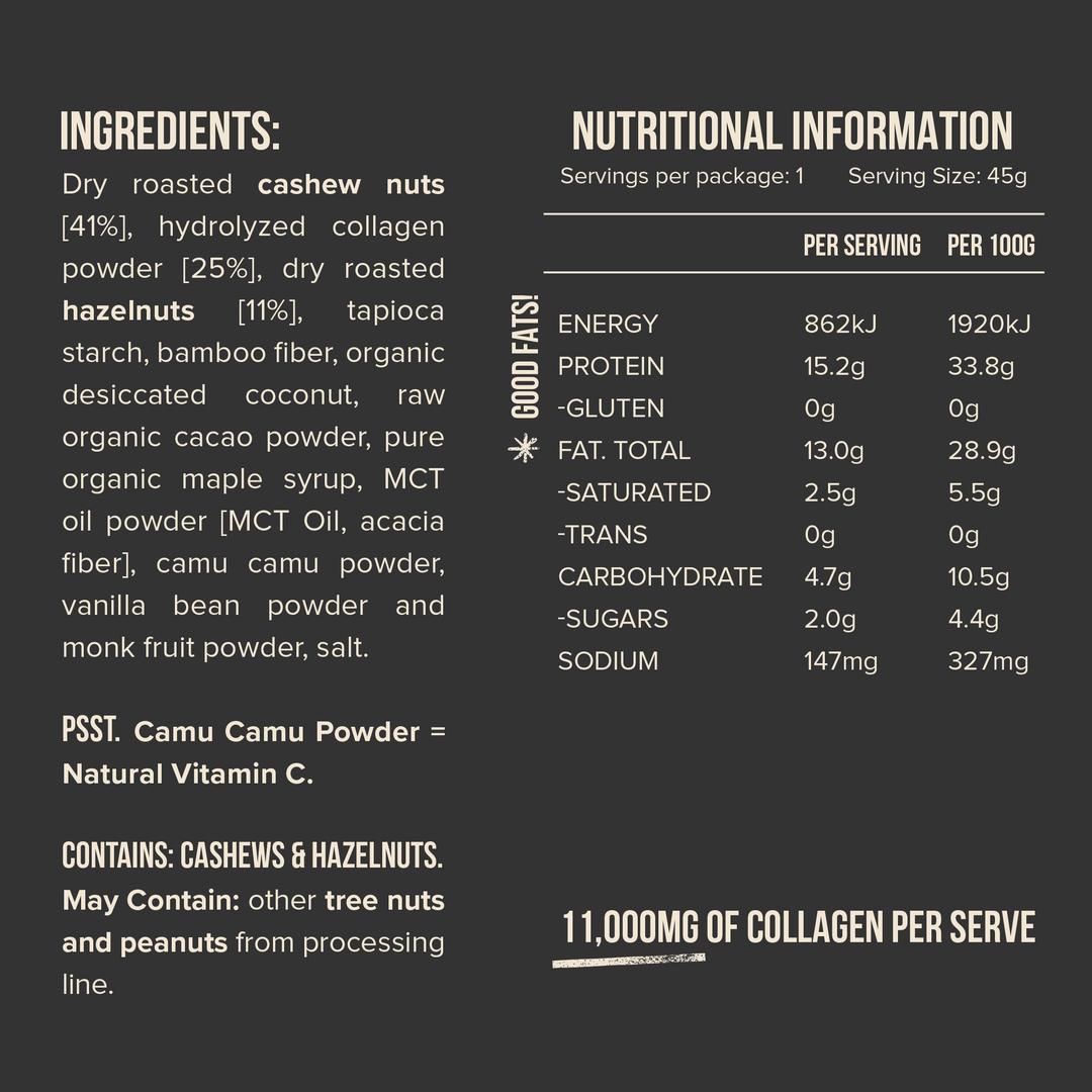 Chief Collagen Bar Hazelnut Brownie