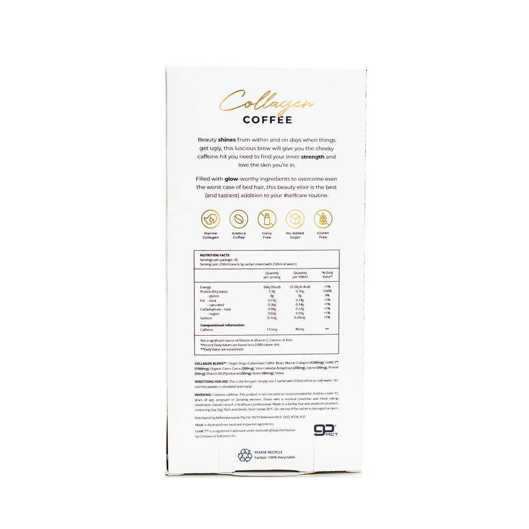 Before You Speak Glow Original Collagen Coffee