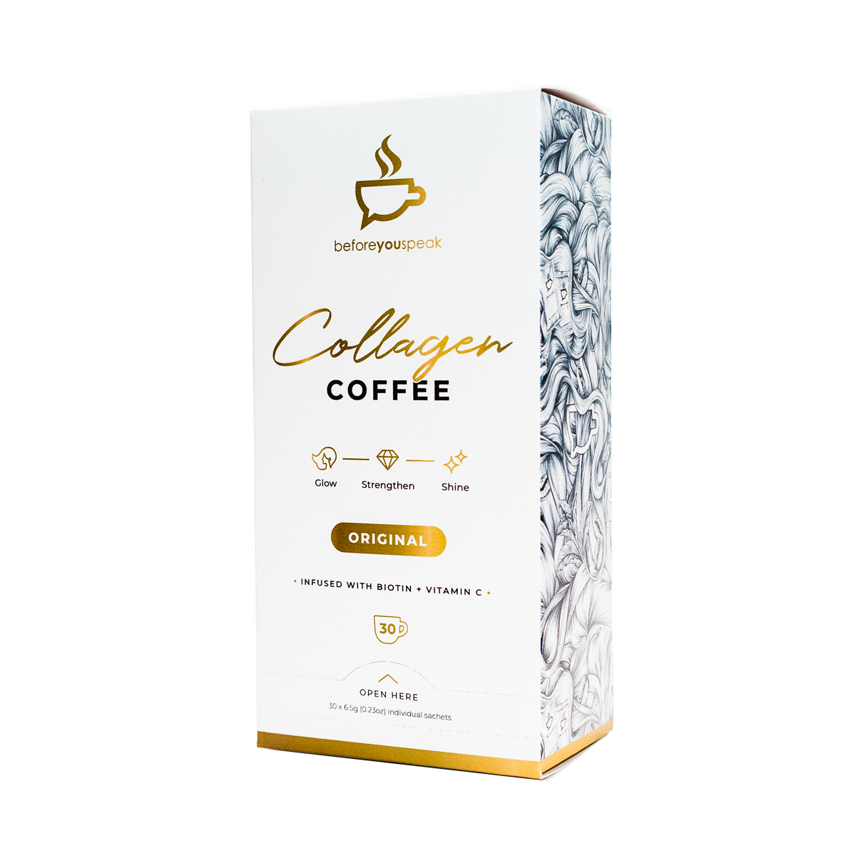 Before You Speak Glow Original Collagen Coffee