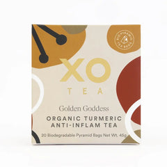 XO Tea Golden Goddess Turmeric Anti-Inflam 20 Tea Bags