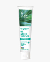Desert Essence Tea Tree Oil & Neem Toothpaste - Wintergreen