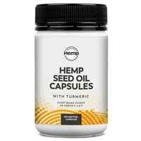 Essential Hemp Hemp Seed Oil Capsules With Turmeric