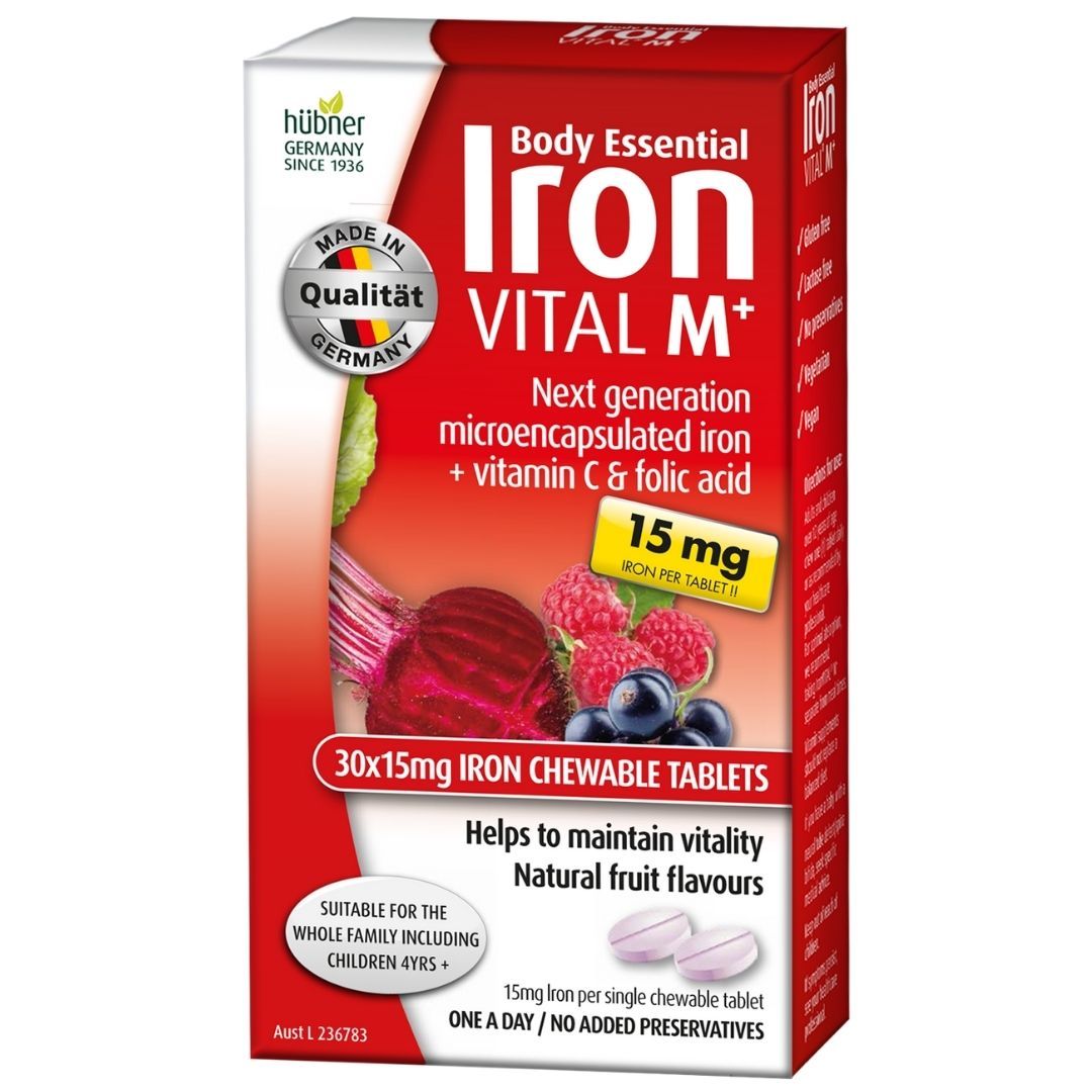 Hubner Silicea Iron Vital M+ Chewable