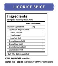 Organic India Tulsi Licorice Spice Teabags