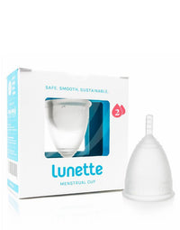 Lunette Reusable Menstrual Cup - Clear Model 2 - For Normal To Heavy Flow