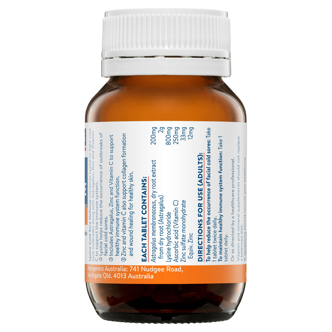 Ethical Nutrients Lysine Viral Cold Sore Defence