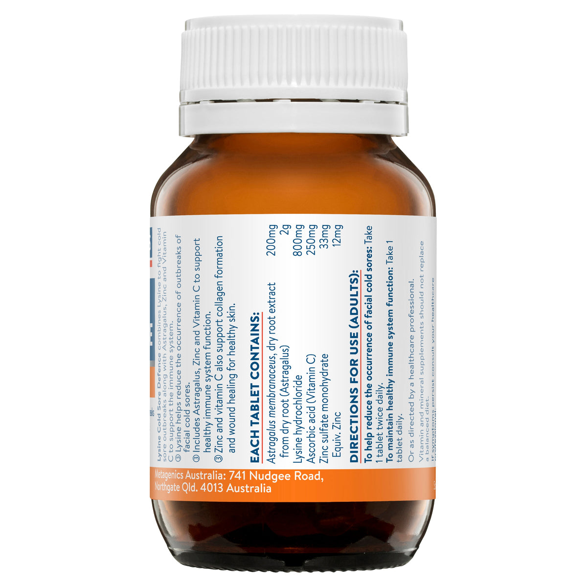 Ethical Nutrients Lysine Viral Cold Sore Defence