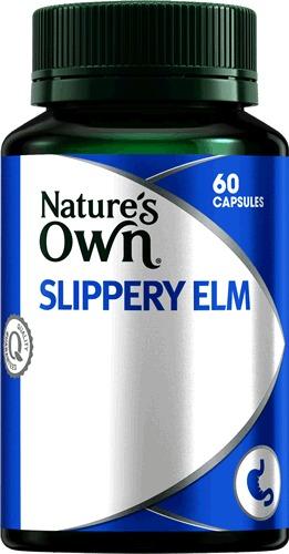 Natures Own Slippery Elm 400mg Capsules