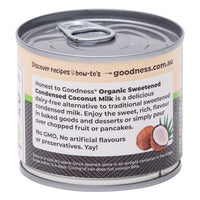 Honest to Goodness Organic Sweetened Condensed Coconut Milk