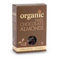 Organic Times Dark Chocolate Almonds