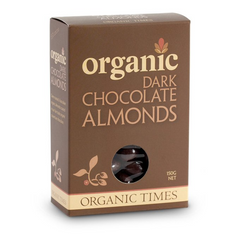 Organic Times Dark Chocolate Almonds