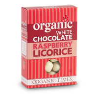 Organic Times White Chocolate Raspberry Licorice