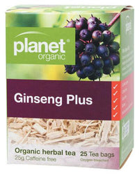 Planet Organics Ginseng Plus Teabags