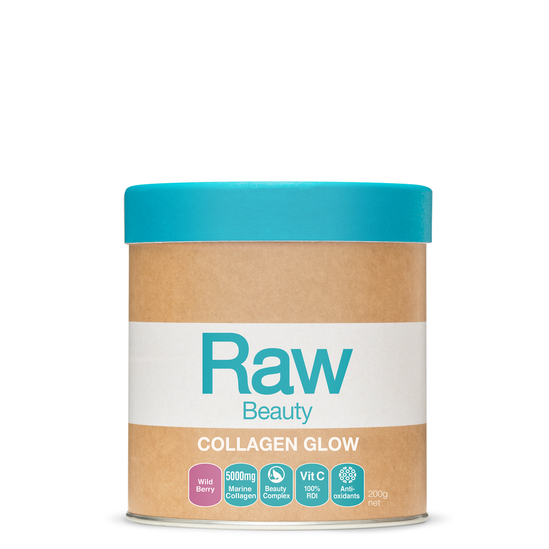 Amazonia Raw Beauty Collagen Glow Wild Berry Powder