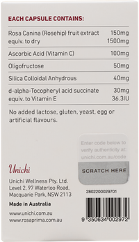 Rosa Prima Rosehip Extract 1500mg Complex