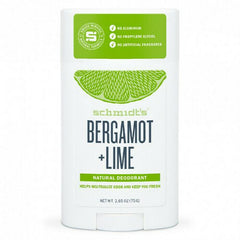 Schmidts Deodorant Stick Bergamot + Lime