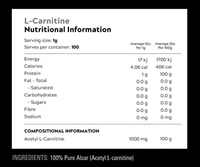Switch Nutrition Carnitine
