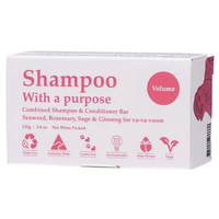 Shampoo With A Purpose Shampoo & Conditioner Bar Volume