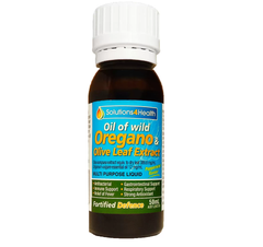 Solutions 4 Health Fortified Defence Wild Oregano Olive Leaf & Peppermint